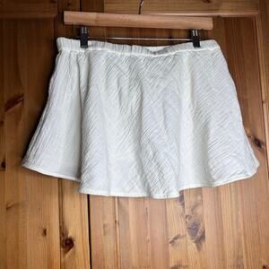 The Odells Gauzy Micro Mini Skirt Women’s Small White Dainty Dollcore Summer